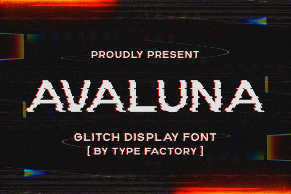 Avaluna: The Eccentric Typeface for Digital Art