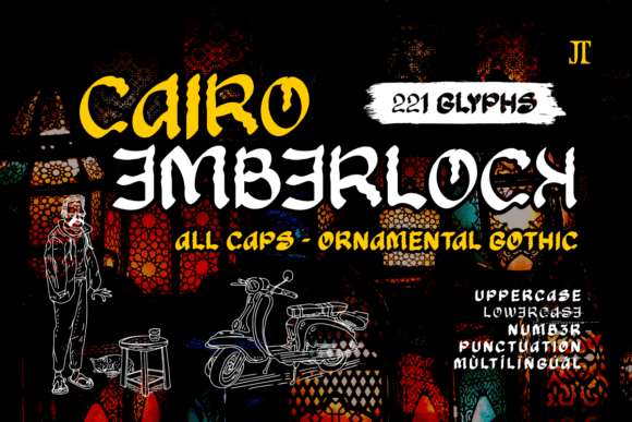 Cairo Emberlock: Where Gothic Drama Meets Ancient Allure