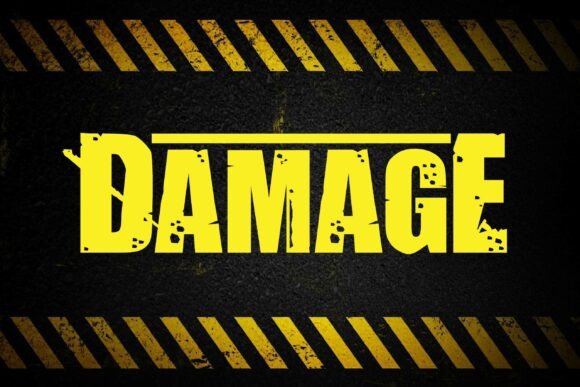 Damage: A Bold Grunge Font for Impactful Design