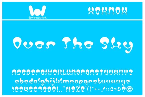 Elevate Your Projects with Over the Sky Display Font