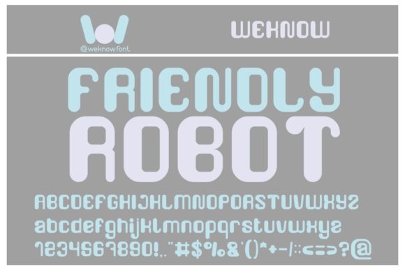 Friendly Robot: The Techno Typeface for Modern Branding