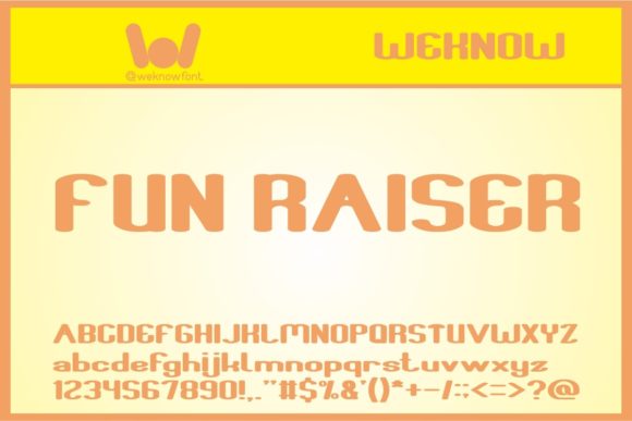 Fun Raiser: A Premium Font for Bold Branding