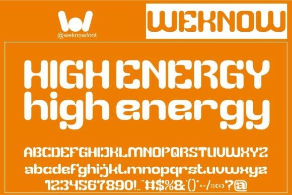 Inject a Bolt of Ingenuity with High Energy Typeface