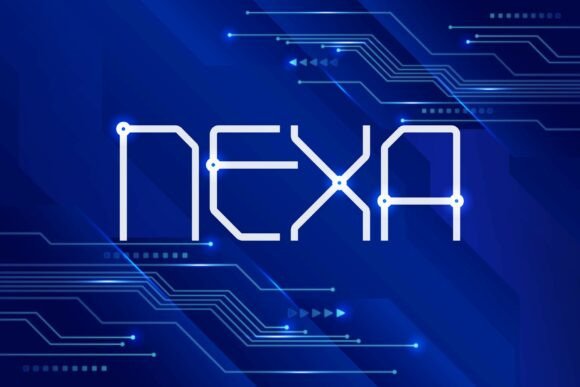 Introducing NEXA: A Gothic-Infused Font for Modern Tech & Display