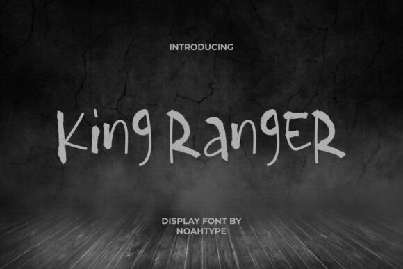 King Ranger: Mastering the Mysterious Brush Display Font