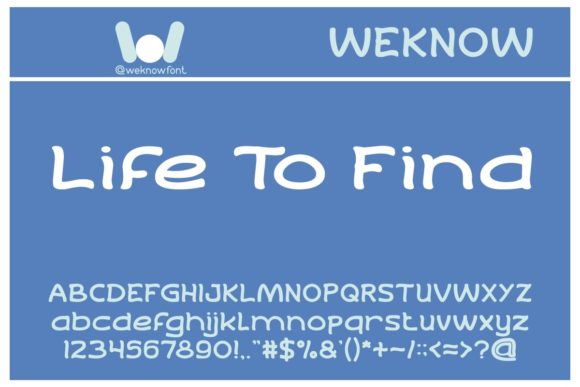 Life to Find: A Cool Display Font for Creative Projects