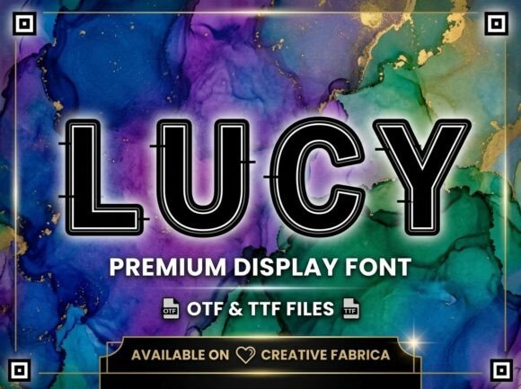 Lucy: The Cyber-Industrial Typeface for a Digital Edge