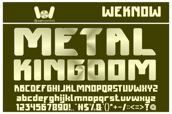 Metal Kingdom: Command Attention with Gothic Boldness