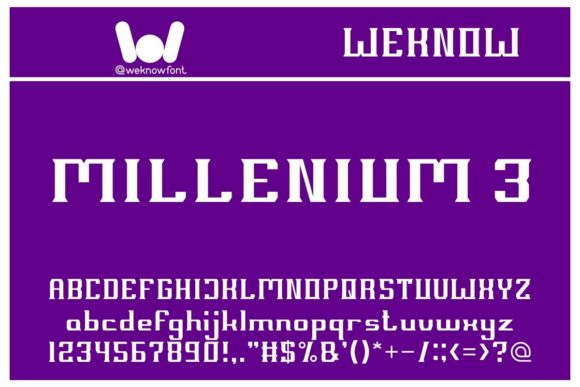 Millenium 3: A Bold Statement for Modern Branding