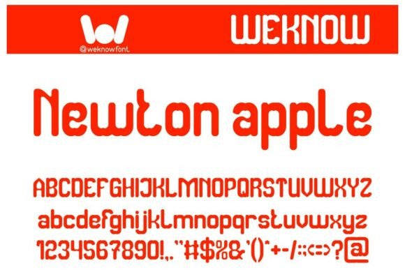 Newton Apple: Your Go-To Retro Display Font