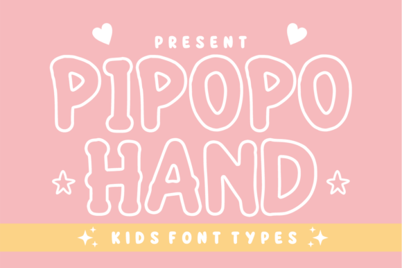 Pipopo Hand: A Friendly All-Caps Display Font for Modern Projects
