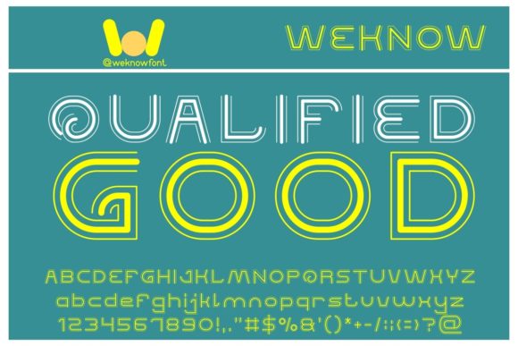 Qualified Good: A Cool Retro Display Font for Modern Projects