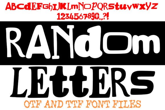 Random Letters Font: Embrace the Beautiful Chaos in Your Design