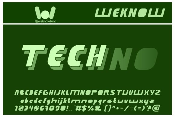 Techno Tech: A Typeface for the Future of Design