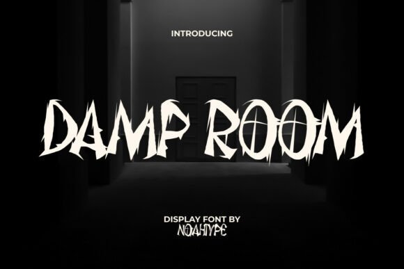 Unleash the Horror: The Damp Room Display Typeface
