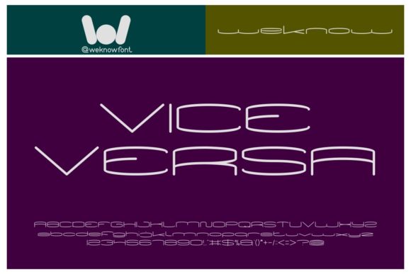 Why Vice Versa is the Futuristic Display Font Your Next Project Needs
