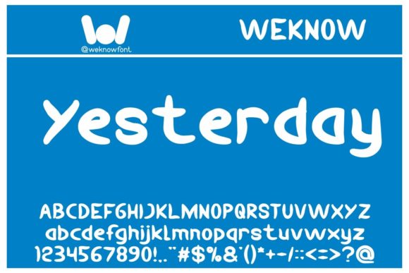 Yesterday: A Display Font for Modern Creatives